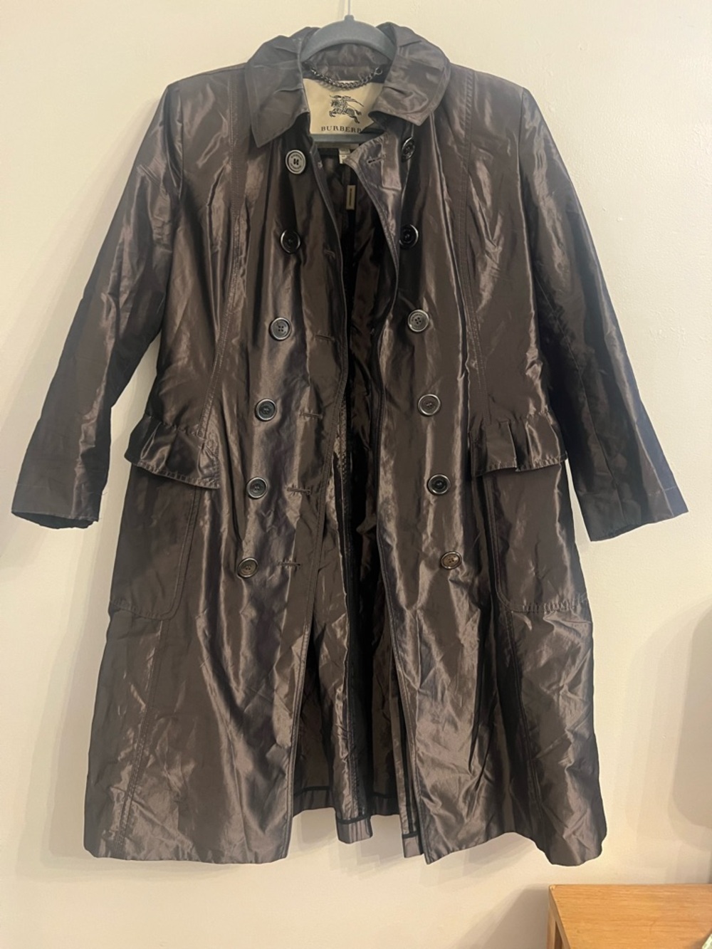 Burberry Women’s Metalli trench Coat